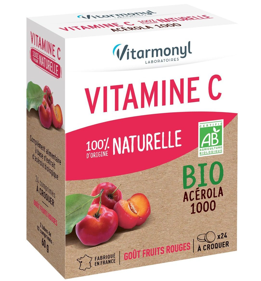 Vitamine C 100% d'origine naturelle BIO